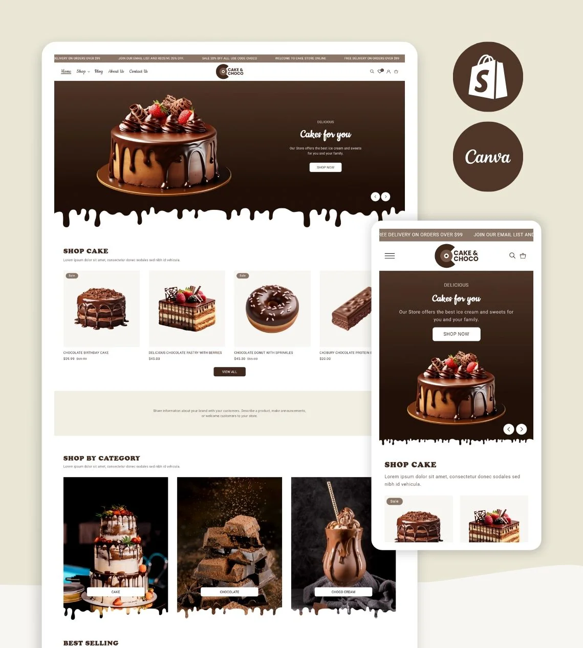 cake and choco store 1
